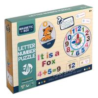 Gambar Mainan Edukasi Anak Letter Number Puzzle Magnetic Angka dan Huruf dari Maxshop undefined 1 Tokopedia