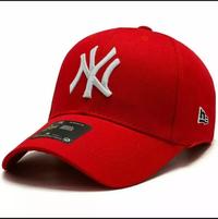 Gambar Topi Baseball Bordir Ny - Merah, All Size dari Celestial Topi Store undefined 2 Tokopedia