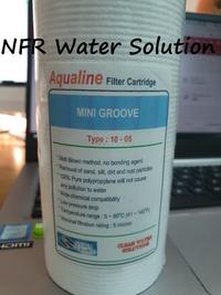 Gambar Aqualine Cartridge Filter PP Melt Blown 10" - Mini Groove, 5 micron dari NFR Water Solution undefined 2 Tokopedia