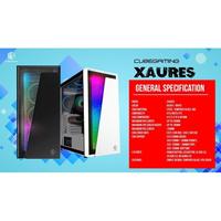 Gambar CASING CUBE GAMING XAURES BLACK - ATX - LEFT SIDE TEMPERED GLASS dari Joint Venture Computer undefined 4 Tokopedia