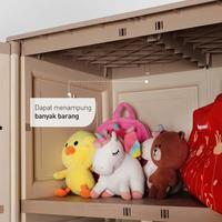 Gambar Olymplast OTC 2PL Modern lemari pakaian plastik 2pintu dari GFS Furniture Lampung undefined 4 Tokopedia