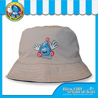 Gambar Topi Bucket Hat Bolak Balik 2 Warna Pria dan Wanita - Biru Ori - Hitam dari Air Minum Biru undefined 2 Tokopedia