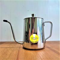 Gambar Teko kettle goose neck 600ml model Latina stainless stell tebal mewah - Hitam dari TOP alat kopi undefined 2 Tokopedia