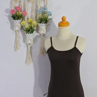 Gambar Tanktop Wanita Tali Kecil Bahan Adem Harga Grosir Murah Berkualitas - Abu misty, L dari yk_id undefined 5 Tokopedia