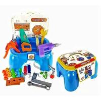 Gambar Mainan Edukasi Tool Box Perkakas Alat Pertukangan Chair Tool Set - Hijau dari HM Plaza undefined 3 Tokopedia