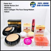 Gambar Paket 4in1 Bedak Revlon+Maskara+Krim The Face Siang Malam+Sabun dari Beruang Kosmetik undefined 1 Tokopedia