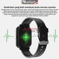 Gambar Smartwatch P9 full touch screen. Bentuk dan finish built rapih - pink dari OPPOYO. undefined 5 Tokopedia