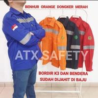 Gambar Wearpack Safety Baju Kerja Lapangan Lengan Panjang Merk ATX Stabilo - S dari ATX SAFETY undefined 4 Tokopedia