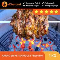 Gambar Arang Briket Sawdust Charcoal BBQ Serbuk Kayu Ogatan Hexagonal Lokal dari dCharcoal dot com undefined 1 Tokopedia