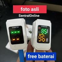 Gambar Oximeter spo2 fingertip cek kadar oksigen dlm darah - LK87 dari sentralonline undefined 2 Tokopedia
