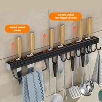 Gambar Tempat Pisau Gantung Serbaguna Rak Pisau Alat Dapur Dinding Minimalis dari Mayaza Shop88 undefined 2 Tokopedia