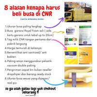 Gambar Kasur busa Double ( 2 orang) Royal Foam asli garansi 10th kualitas premium ranjang no.2 - 200x200x20cm dari Cahaya Nirwana Rejeki undefined 4 Tokopedia