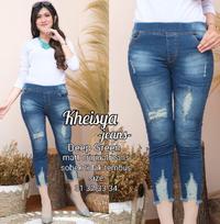 Gambar KHEISYA JEANS SERIES SOBEK KEKINIAN SIZE 31-38 dari Emka Jeans undefined 2 Tokopedia