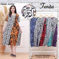 Gambar Daster Jumbo Rayon Soloan Fenita - Biru dari Jangmi Batik undefined 1 Tokopedia