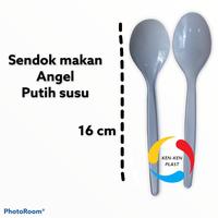 Gambar SENDOK DAN GARPU MAKAN MEREK ANGEL PUTIH SUSU ISI 25 PCS TERMURAH dari Owenplast undefined 1 Tokopedia