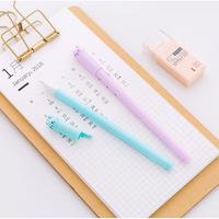 Gambar Pena Karakter Kartun Meow Lucu Pulpen Stationary Cair Gel - Ungu dari Mynoona Toona undefined 4 Tokopedia
