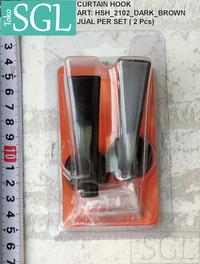 Gambar CURTAIN HOOKS / HOOK GORDEN/ AKSESORI GORDEN - (HSH_2102_DARK_BROWN) dari Toko SGL New undefined 3 Tokopedia