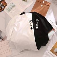 Gambar harga satuan | kaos couple king queen kaos pasangan kapel simple 1 - Hitam, L dari DISTRO MANDA BDG undefined 1 Tokopedia