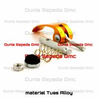 Gambar Kuncian Frame sepeda lipat QR pengunci batangan tengah Clamp Alloy - Gold dari Dunia Sepeda Gmc undefined 2 Tokopedia