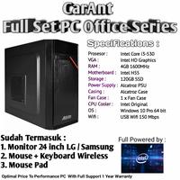 Gambar CPU PC Rakitan | Full Set Monitor Mouse Keyboard | Core i3 SSD System dari Carant undefined 1 Tokopedia