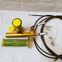 Gambar Gas Spontan Cnc Plus Handgrip carbon + 2 Kabel Gas, Mio M3 Beat Mio GT - Kuning dari Hss Variasi Shop undefined 2 Tokopedia