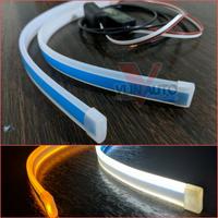 Gambar Lampu Alis Headlamp Mobil New YARIS Lele LED DRL Sen Running 2pc Keren dari VLIN AUTO undefined 2 Tokopedia