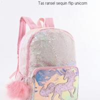 Gambar Tas Ransel Model Justice Unicorn Flip Sequin Shaky Backpack dari Dressup House undefined 3 Tokopedia