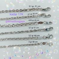 Gambar Kalung Emas Putih 750 Biji Lada/ Cheribel dari Liong Jaya undefined 1 Tokopedia