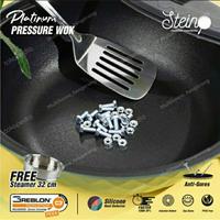 Gambar Ready Platinum presto wok+steamer stein cookware - cream dari Multihome_tangerang undefined 4 Tokopedia