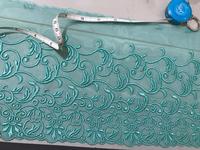 Gambar RENDA TILE ET-13 GREEN MINT (HIJAU) Lebar: 19 cm (ada A dan B) - BORDIR KE KANAN dari RabendaTheLabel undefined 2 Tokopedia