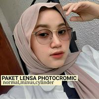 Gambar kacamata 1303 anti radiasi photcromic normal minus dari Trend kacamata undefined 1 Tokopedia