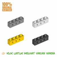 Gambar Lego Part 3701 Technic, Brick 1 x 4 with Holes - Abu-abu dari Lil-McBrick undefined 1 Tokopedia