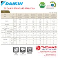 Gambar AC DAIKIN 1 PK STV 25 CXV STANDARD MALAYSIA R32 GARANSI RESMI dari Thomas Elektronik undefined 2 Tokopedia