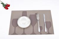 Gambar Placemat Tatakan Piring PVC Model Wine Glasses - beige dari Home Decor Zega undefined 1 Tokopedia
