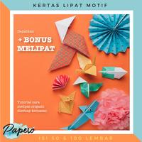 Gambar Kertas Lipat Origami Motif Isi 50 Lembar 16cm 10 Motif - Isi 50 Lembar dari Papero Shop undefined 5 Tokopedia