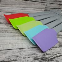 Gambar silicone spatula ujung lengkung gagang plastik 24cm/ cream spatula - light tosca dari etc shopline undefined 4 Tokopedia