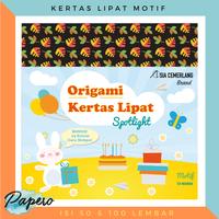 Gambar Kertas Lipat Origami Motif Isi 100 Lembar 16cm 10 Motif - Isi 50 Lembar dari Papero Shop undefined 3 Tokopedia
