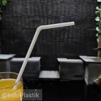 Gambar Sedotan Bengkok Oxium / Sedotan Ramah Lingkungan Individual Wrap - Putih dari Inilo Plastik undefined 5 Tokopedia