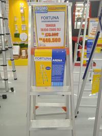 Gambar TANGGA LIPAT LADDER ALUMINIUM FORTUNA ARENA TA 05 TA05 150 dari SupermarketRomaBangunan undefined 3 Tokopedia