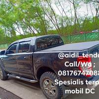 Gambar Terpal Mobil Double Cabin model resleting dan perekat + 2 penyanggah dari Aidil Tenda undefined 4 Tokopedia