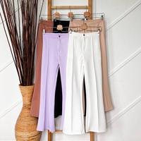 Gambar Celana Scuba wanita Cutbray polos - Abu-abu, XL dari A&E.Store undefined 2 Tokopedia