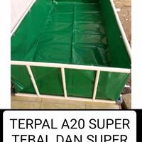 Gambar terpal kolam ikan a20 150x300x20 super tebal - gold dalam dari terpal murah undefined 3 Tokopedia