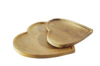 Gambar PIRING MAKAN KAYU BENTUK HATI / WOODEN LOVE HEART BOARD - SIZES BEDA - 25cm dari Artonthetable undefined 2 Tokopedia