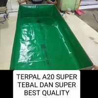 Gambar terpal kolam ikan a20 150x300x20 super tebal - gold dalam dari terpal murah undefined 2 Tokopedia