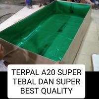 Gambar terpal kolam ikan a20 150x300x20 super tebal - gold dalam dari terpal murah undefined 1 Tokopedia