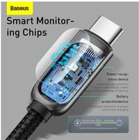 Gambar BASEUS KABEL DATA LED DISPLAY TYPE C TO TYPE C 100W PD FAST CHARGING 2M for samsung Laptop Macbook Iphone 15 16 Xioami huawei - MCDODO, 2 Meter dari Ruellia.Corp undefined 5 Tokopedia