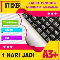 Gambar Cetak + Cutting Stiker / Sticker Label A3 A3+ Cromo / HVS grosir - kiss cut dari Kirei Shops undefined 1 Tokopedia
