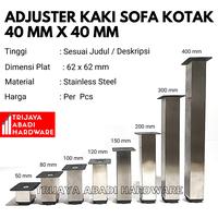 Gambar Kaki Kotak Sofa Meja 200mm - Adjuster Table Square Leg Furniture 20cm dari Trijaya Abadi Hardware undefined 1 Tokopedia