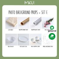 Gambar BACKGROUND SET ALAS FOTO PRODUK PROPERTI FOTO STUDIO - SET E dari Mikupack undefined 1 Tokopedia