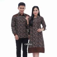 Gambar batik couple termurah sarimbit batik murah - kode A11 - mataram couple dari Luber Batik undefined 2 Tokopedia